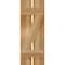Ekena Millwork Spaced Board-n-Batten Shutters w/Z-Bar, Rough Sawn Western Red Cedar, 11 1/4W x 30H, PR RBS06Z11X030RWR - alternate 2
